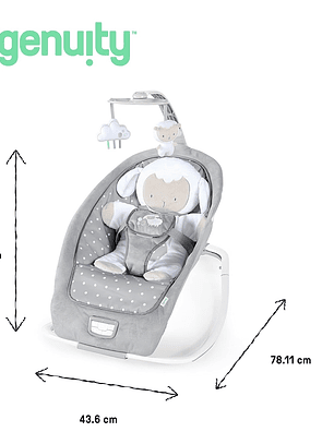 Silla Rocker mecedora musical con peluche de oveja