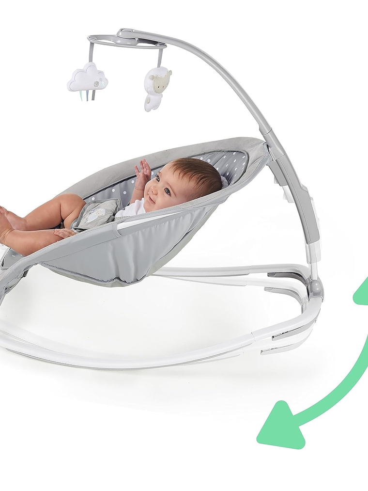 Silla Rocker mecedora musical con peluche de oveja 8