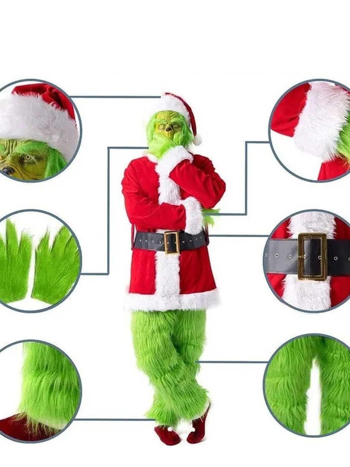 DISFRAZ de El Grinch Talla S 5