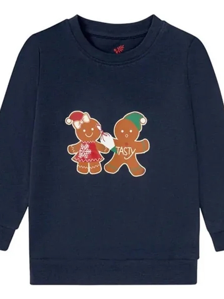 Polera manga larga para niños Algodón 100% Navidad 1