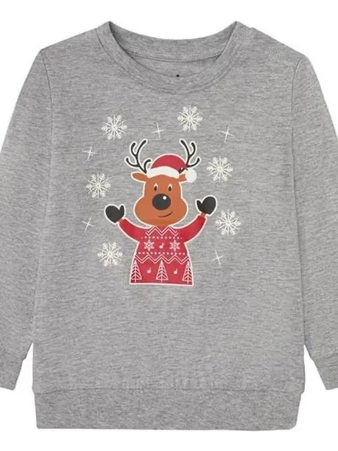 Polera manga larga para niños Algodón 100% Navidad 5