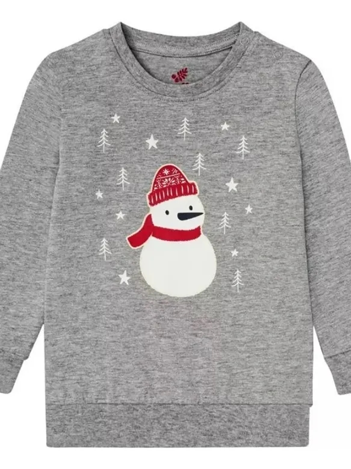 Polera manga larga para niños Algodón 100% Navidad 7