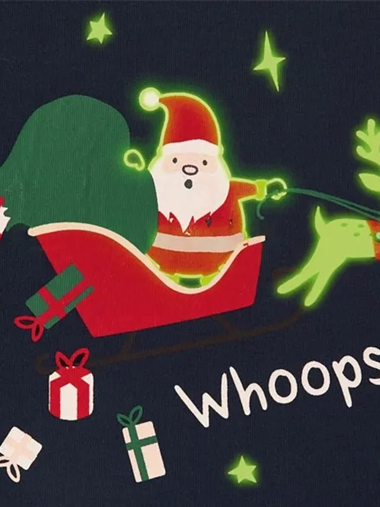 Polera manga larga para niños Algodón 100% Navidad 10