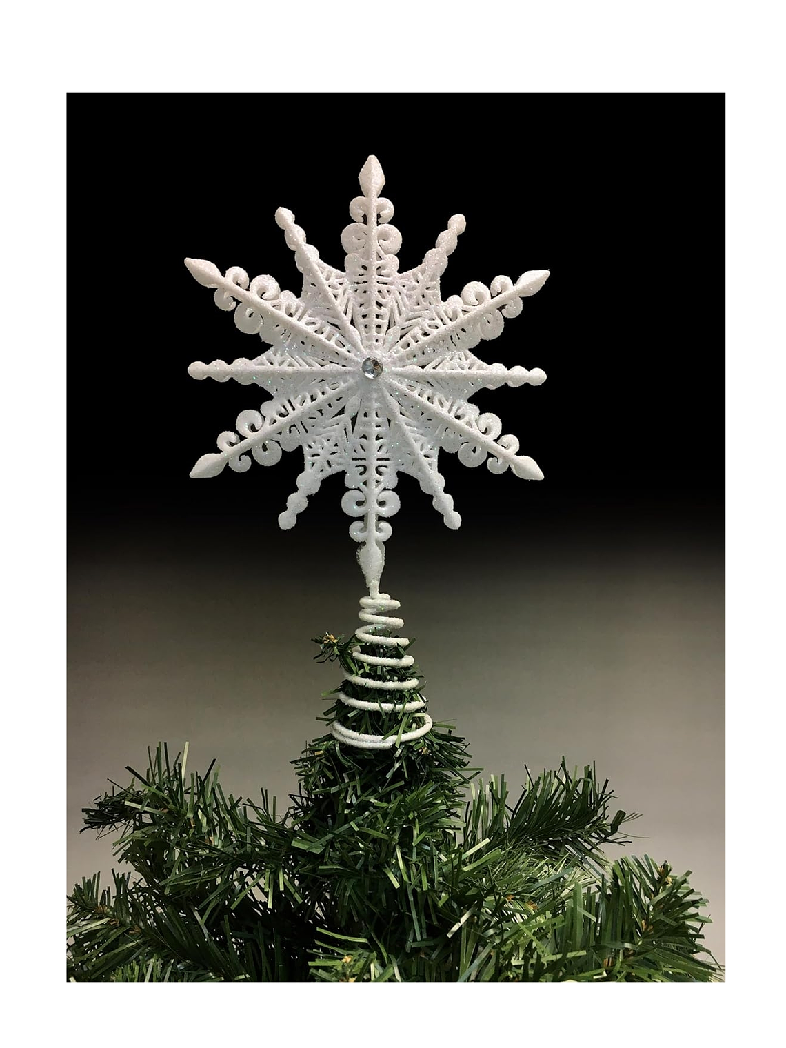 ADORNO ESTRELLA 3D 16x20 cm para árbol navideño 4