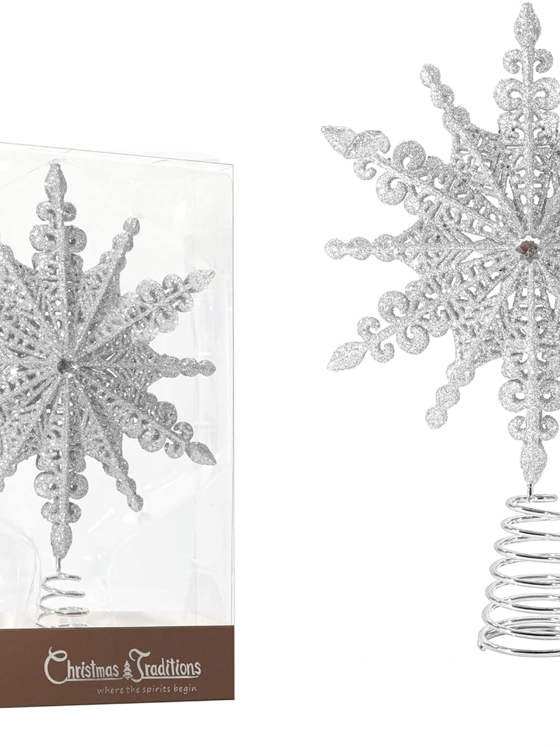 ADORNO ESTRELLA 3D 16x20 cm para árbol navideño 6