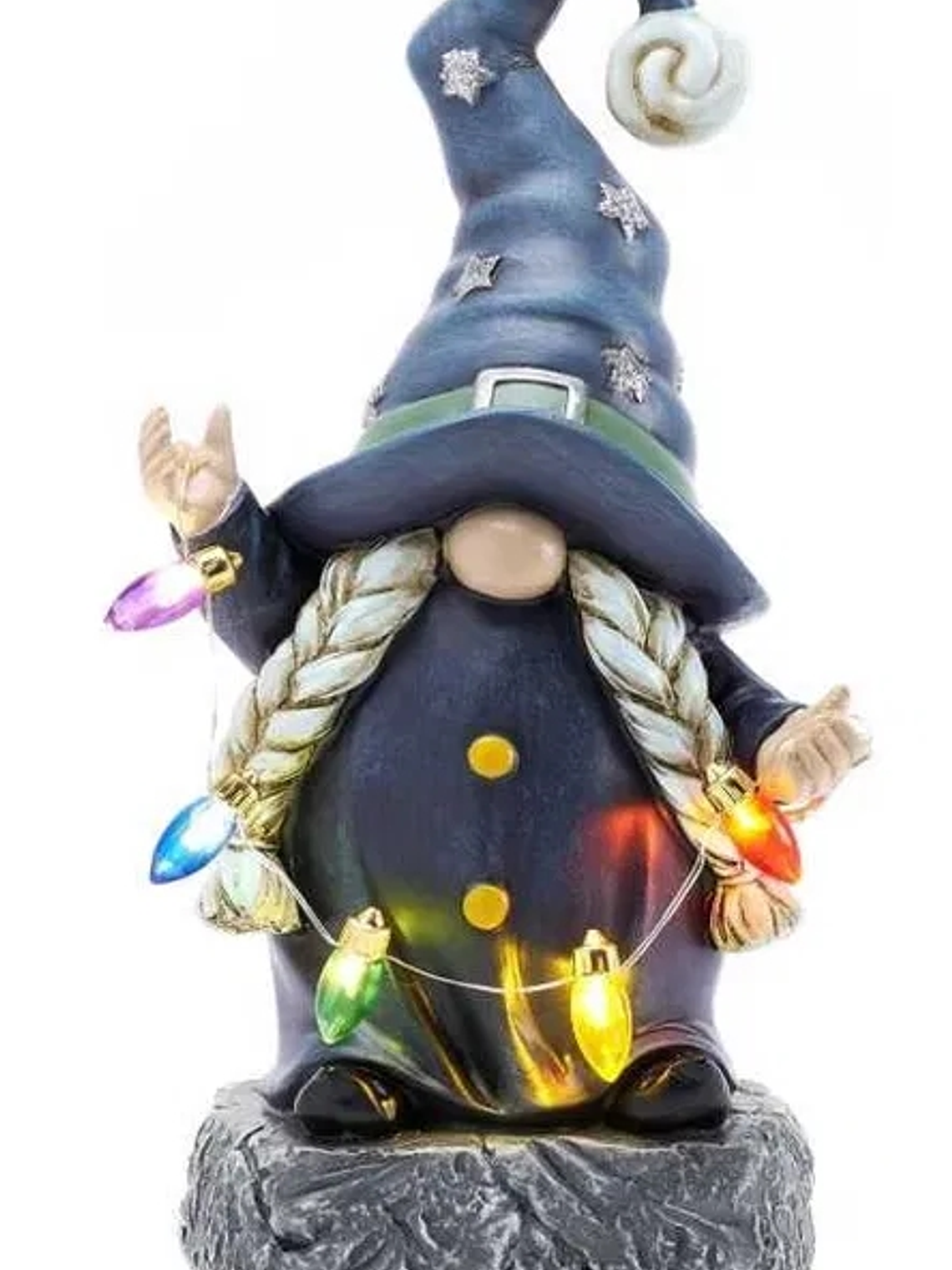 Decoración para jardín GNOMO a pilas 1