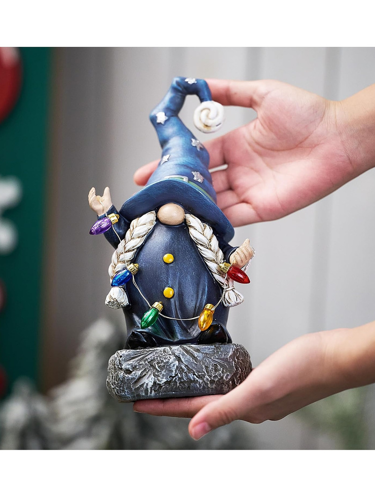 Decoración para jardín GNOMO a pilas 5