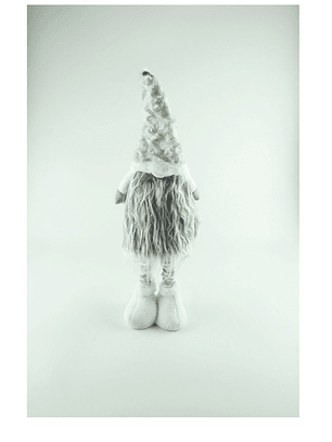 Gnomo GRIS de tela piernas extensibles 55cm