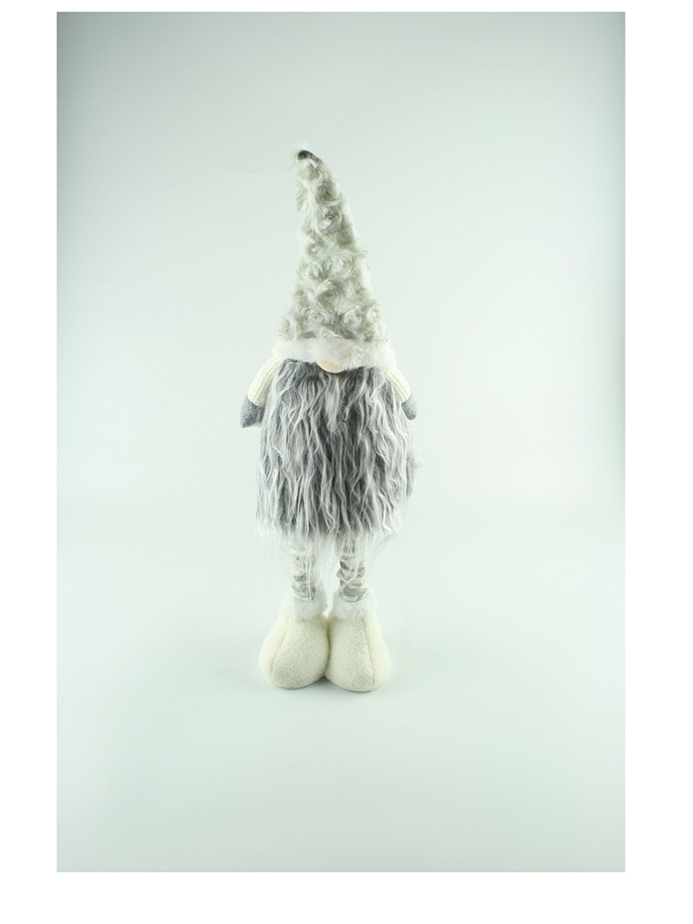 Gnomo GRIS de tela piernas extensibles 55cm 2