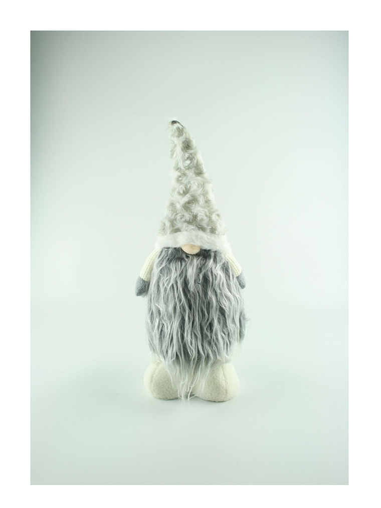 Gnomo GRIS de tela piernas extensibles 55cm 4