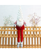 Gnomo Santa claus de tela piernas largas 65cm - Miniatura 3