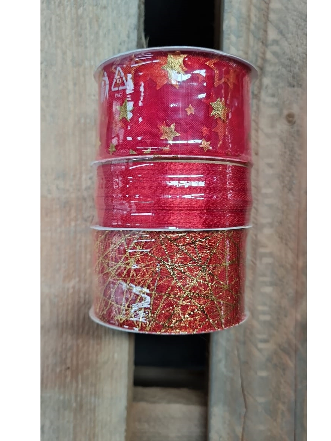 TRIO DE CINTAS DE TELA ALAMBRE 6