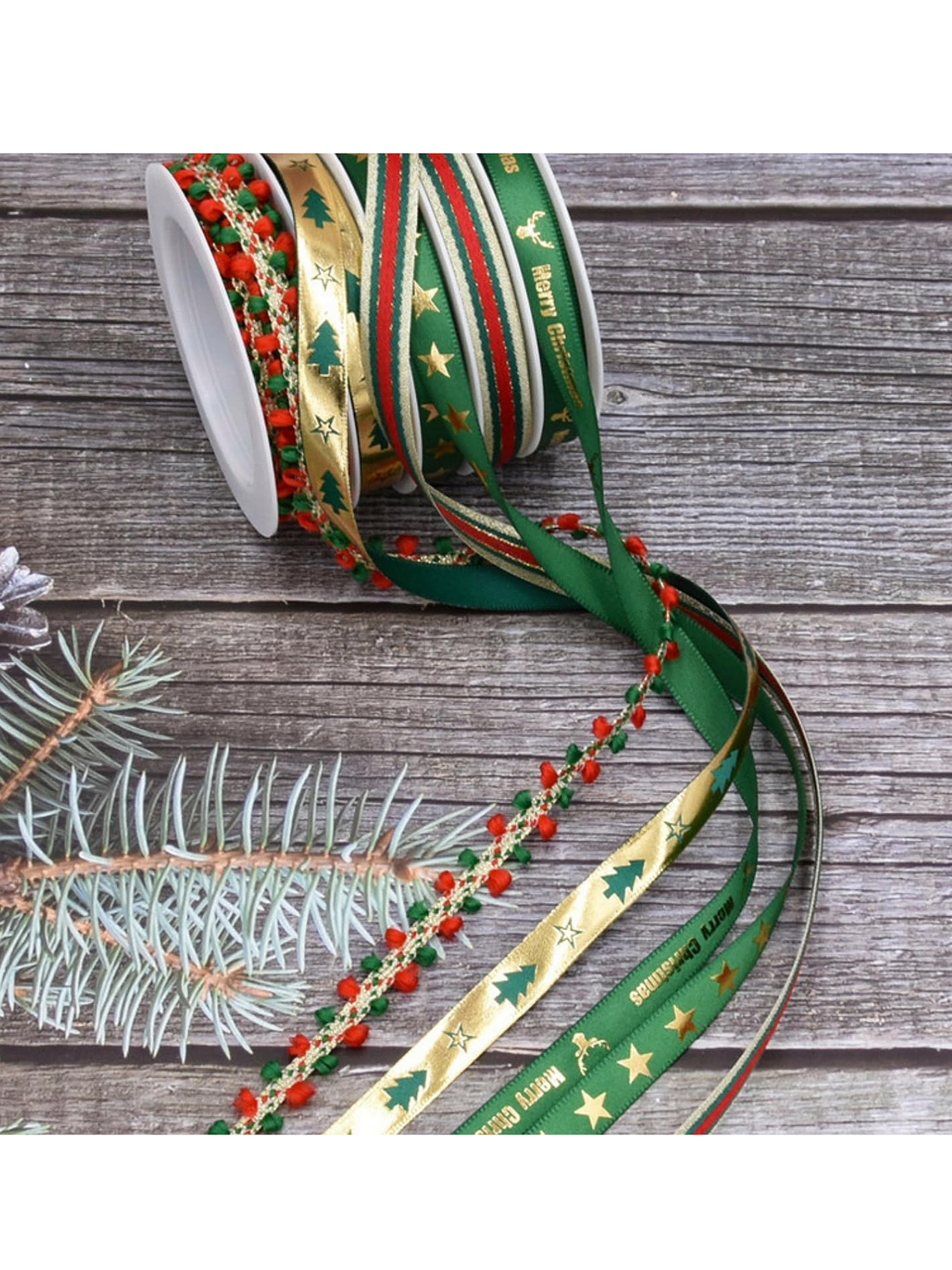 TRIO DE CINTAS DE TELA ALAMBRE 9