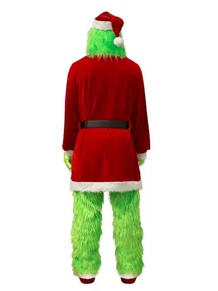 DISFRAZ de El Grinch adulto PLUSH 8 piezas 4