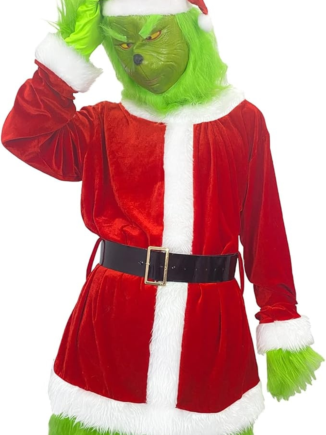 DISFRAZ de El Grinch adulto PLUSH 8 piezas 5