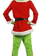 DISFRAZ de El Grinch adulto FELPA 5 piezas - Miniatura 4