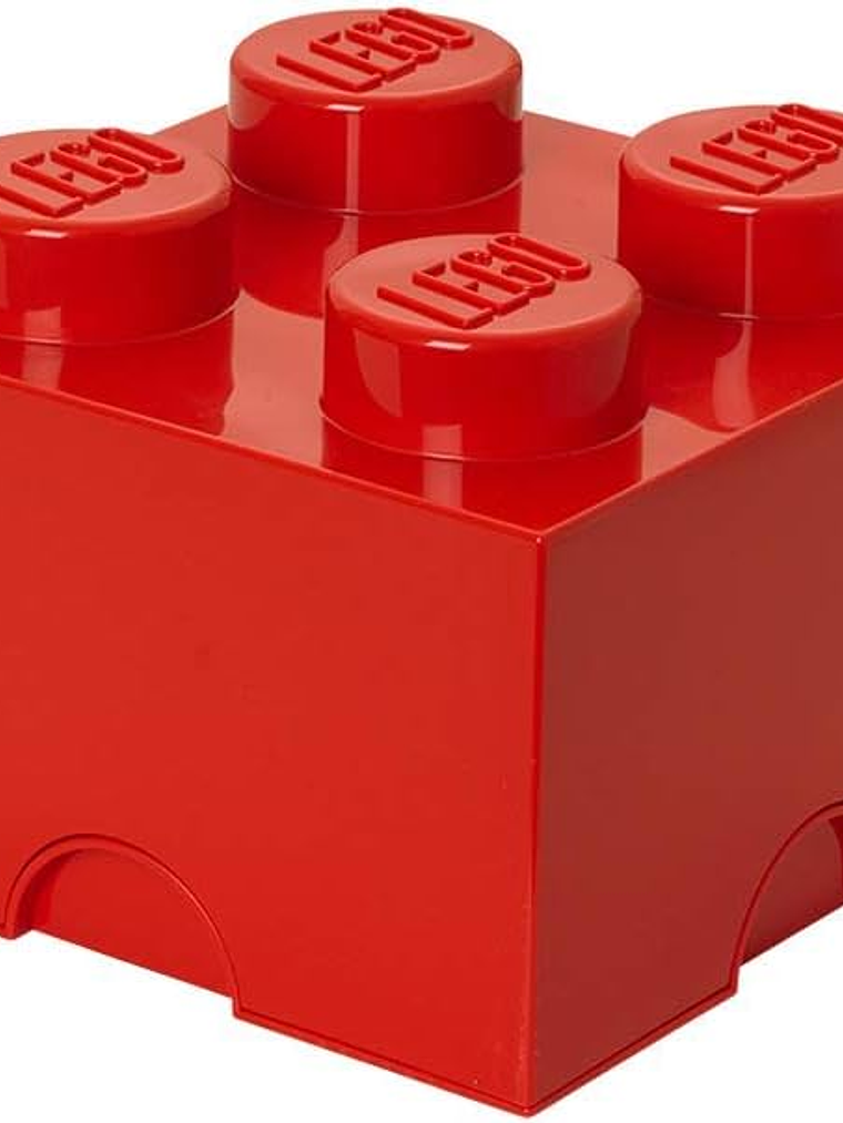 Multipack de 4 ladrillos de almacenamiento LEGO (sin piezas) 4