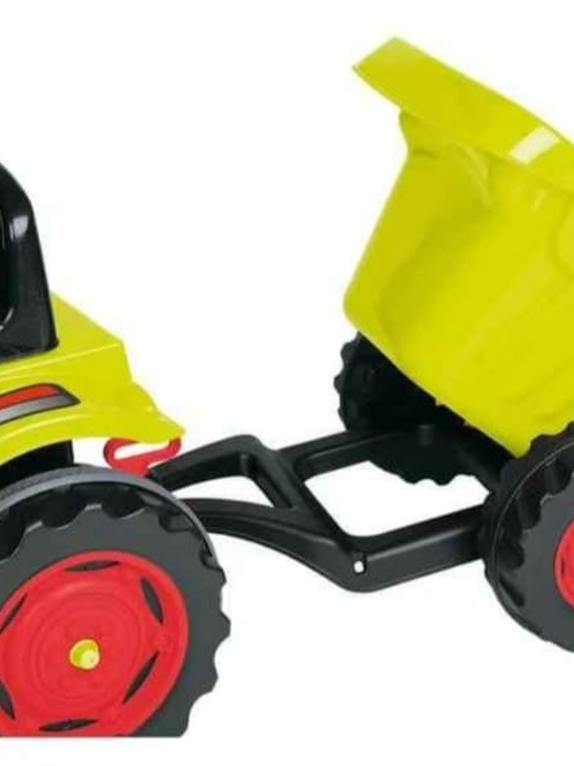 Tractor con tolva a pedales para niños máximo 30 kilos (producto con detalle) 2
