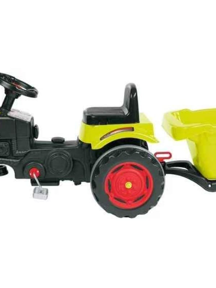 Tractor con tolva a pedales para niños máximo 30 kilos (producto con detalle) 3