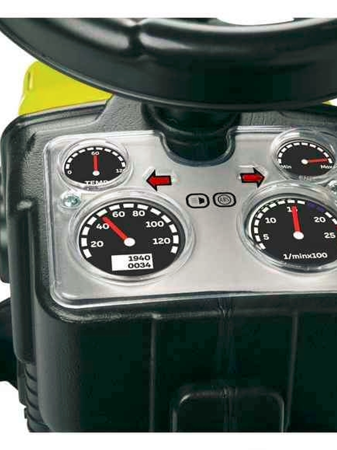 Tractor con tolva a pedales para niños máximo 30 kilos (producto con detalle) 7