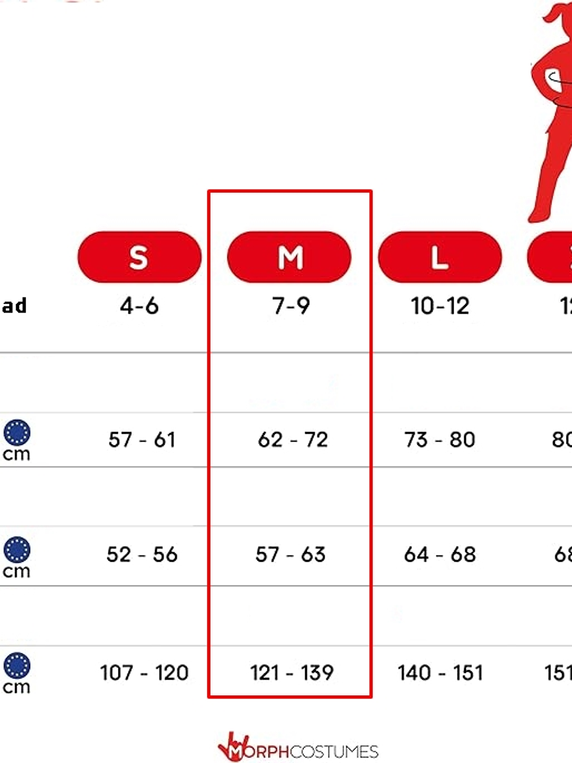 Disfraz niña navideña Talla M 7-9 años 2