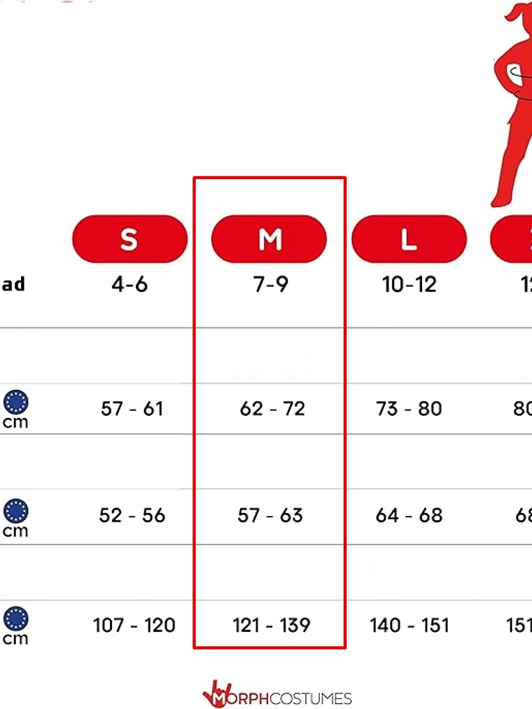 Disfraz niña navideña Talla M 7-9 años 2