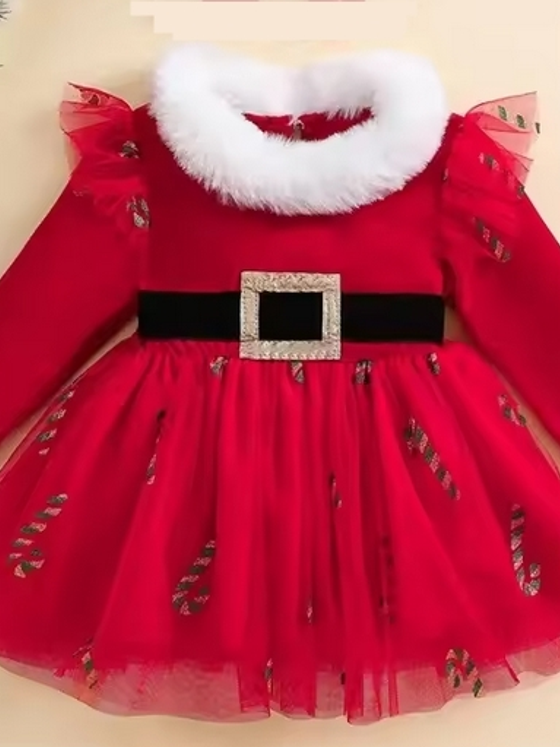Vestidito navideño para bebé 6-12 meses 2