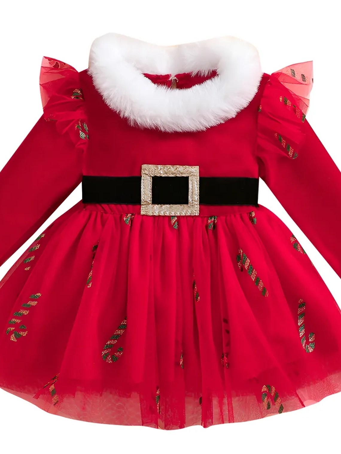 Vestidito navideño para bebé 6-12 meses 4