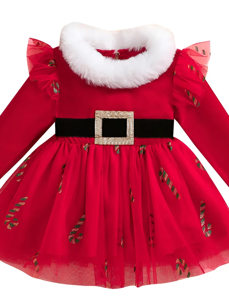 Vestidito navideño para bebé 6-12 meses 4