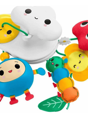 Móvil de figuritas para coche de bebé sin movimiento ni música