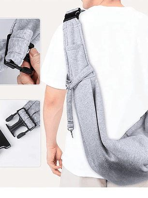 Bolso tipo morral reversible jersey para llevar mascota pequeña - ELIJE COLOR!