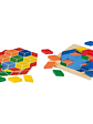 JUEGO DIDÁCTICO Formas geométricas de madera-ROMBOS - Miniatura 1