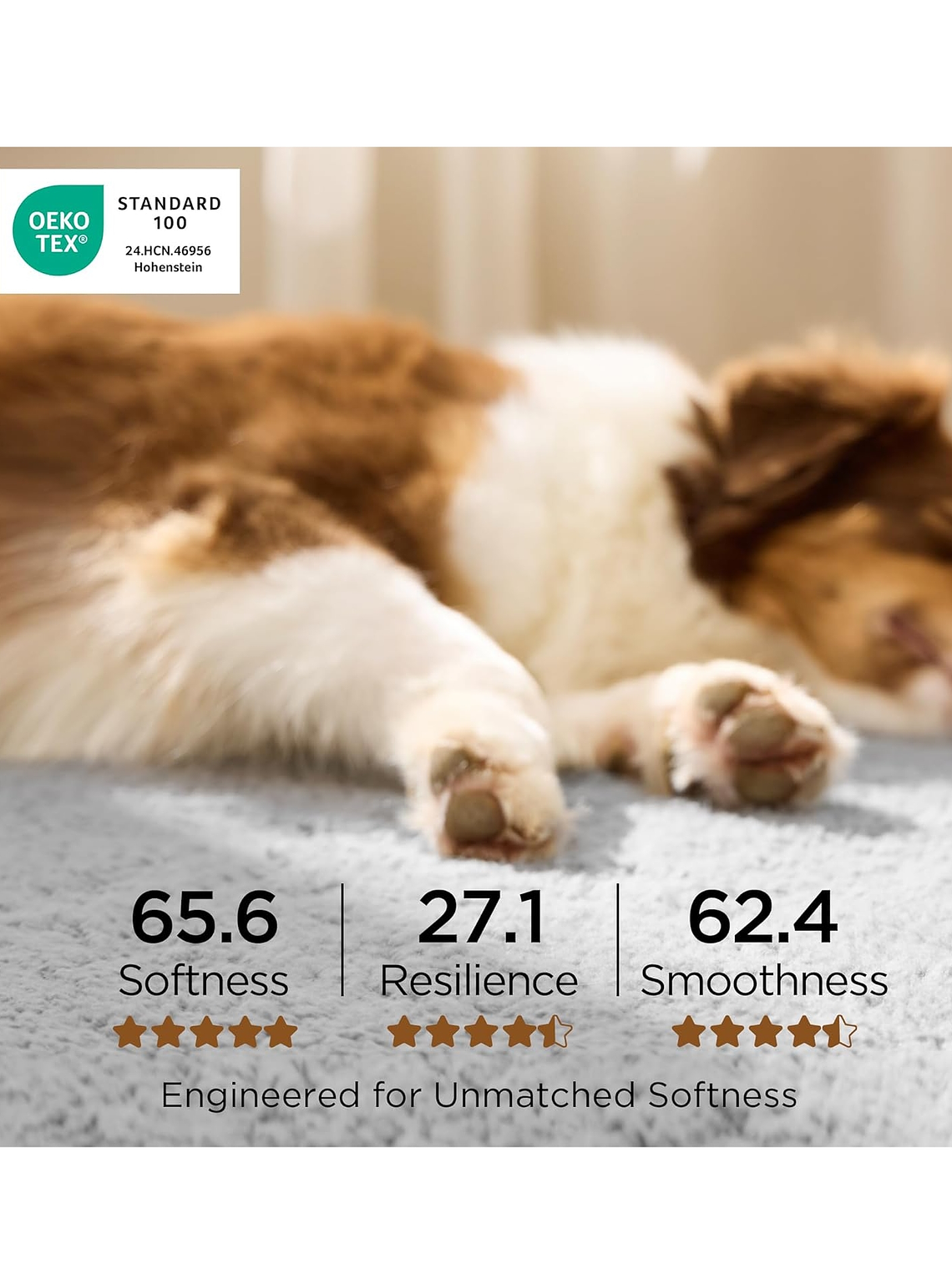 Cama ortopédica para perro XL 104x74x9cm 3