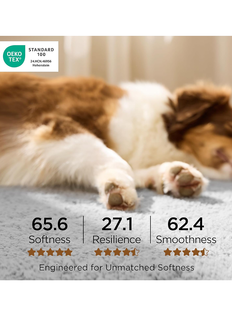 Cama ortopédica para perro XL 104x74x9cm 3