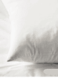SET de 2 fundas de almohada 48x74cm ALGODON Y TENCEL BLANCAS - Miniatura 2