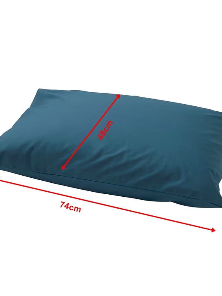 SET  de 2 fundas de almohada 48x74cm-COLORES 2