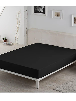 Sábana bajera franela algodón 100% tamaño FULL 135x190x28-COLORES