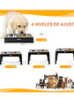 Comedero mascota elevado  4 alturas 1.2lts  - Miniatura 5