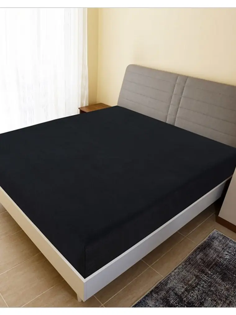 Sábana bajera FRANELA algodón 100% tamaño FULL 135x190x28-COLORES 2