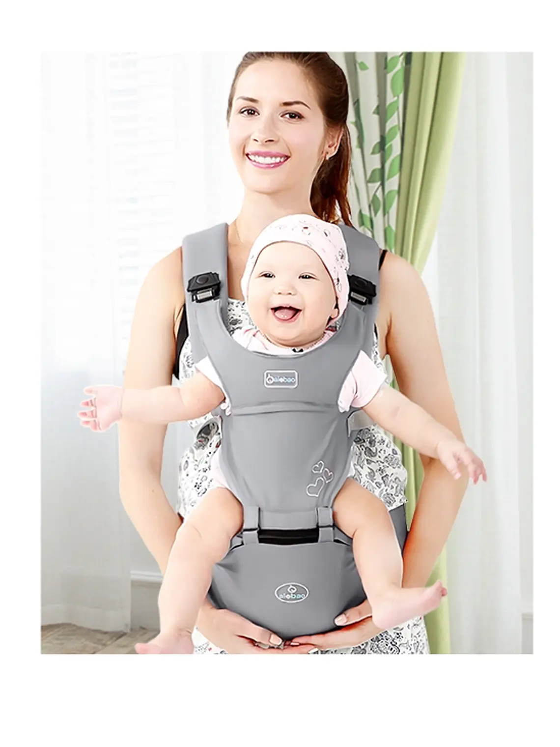Porta Bebé hasta 36 meses 20 kg algodón-COLORES 1
