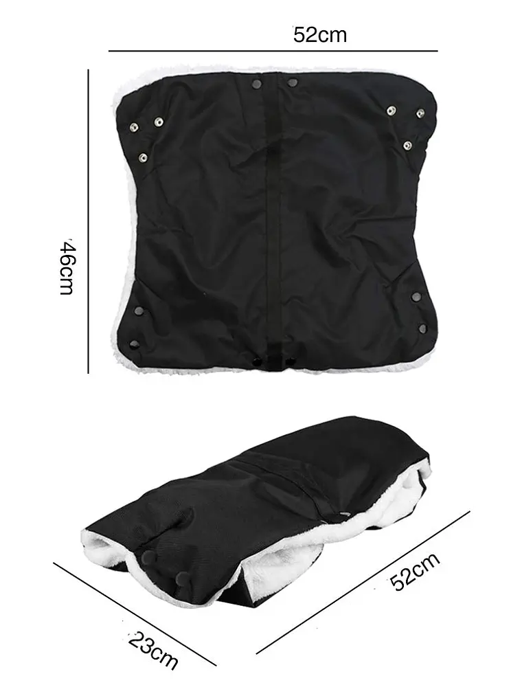 Guantes protectores para el frío en coche de bebé 3
