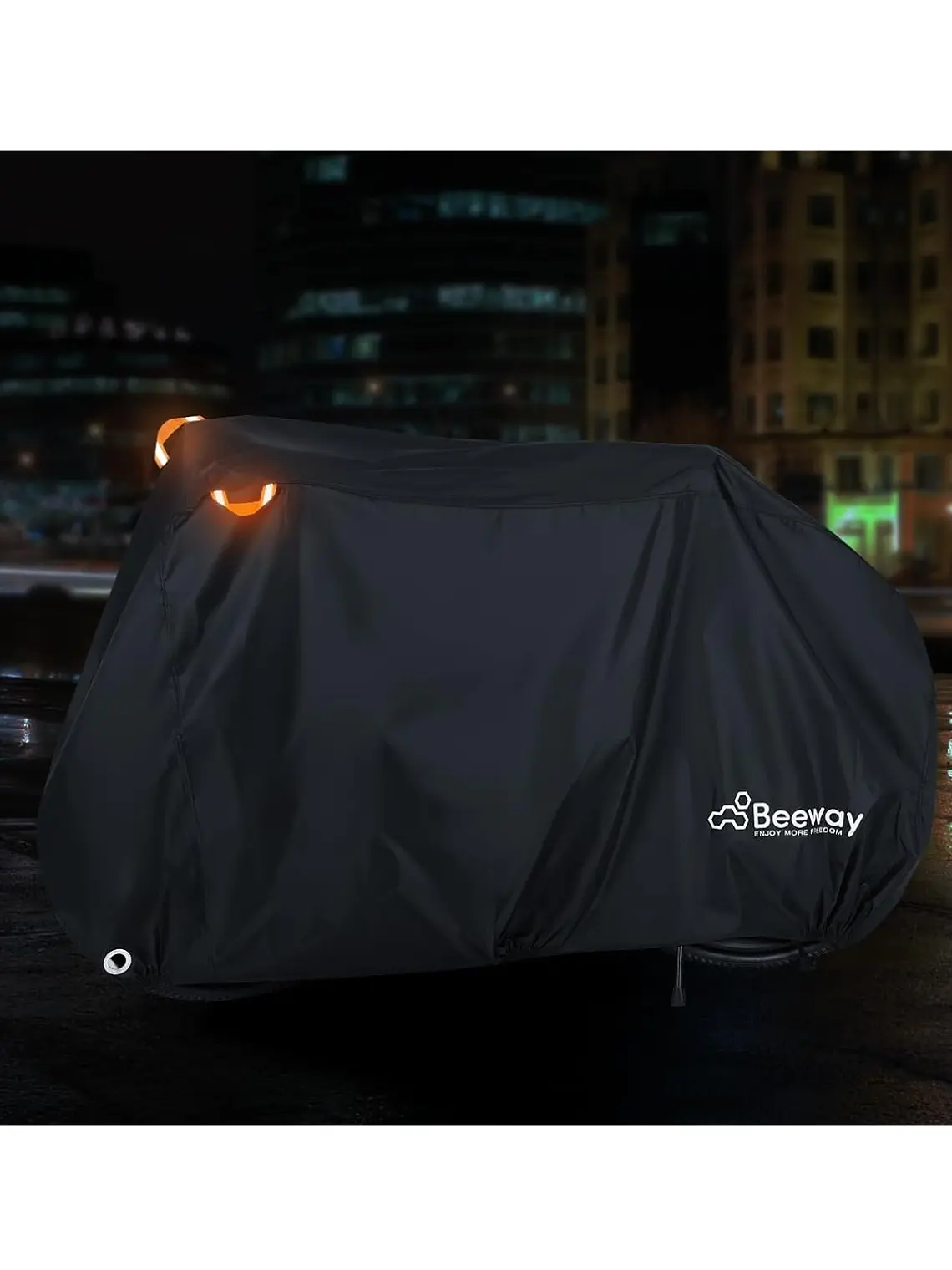Funda para bicicleta de nylon impermeable con filtro UV y bolso 5