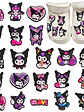 21 CHARMS decorativos KUROMI para zapatos tipo Crocs - Miniatura 1
