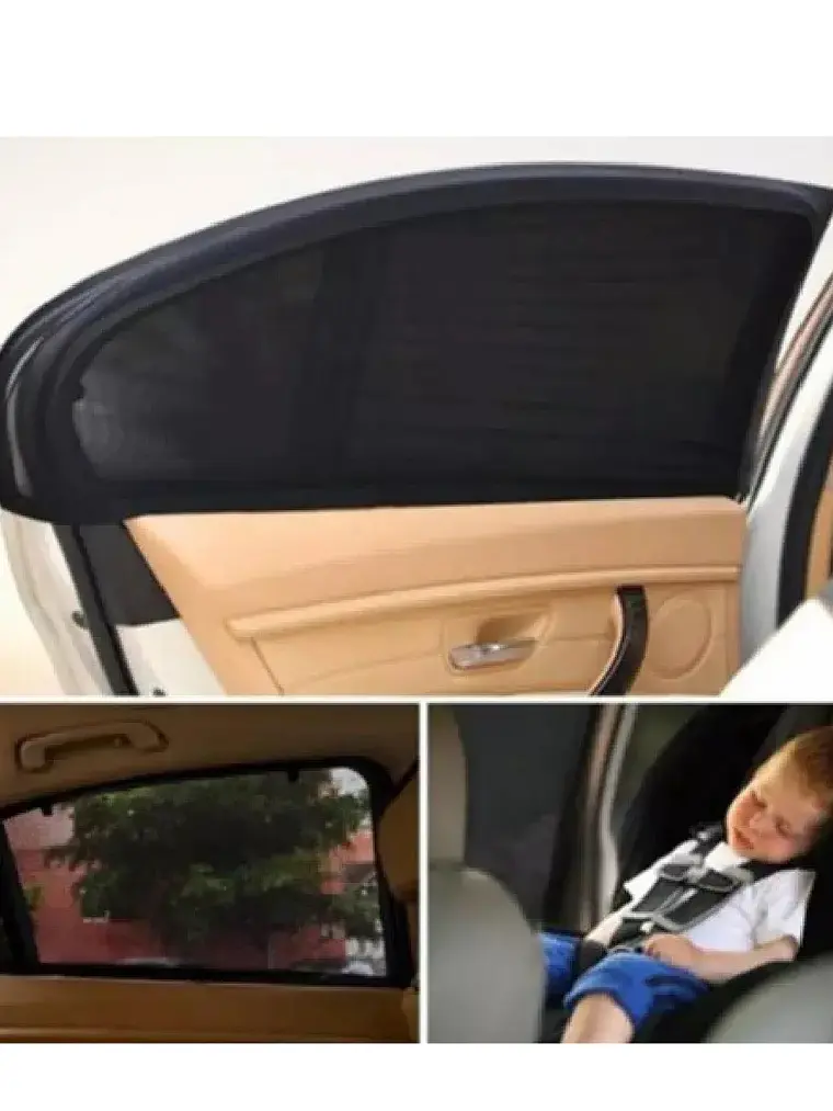 Parasol para 2 ventanas de auto SUV con filtro UV 6