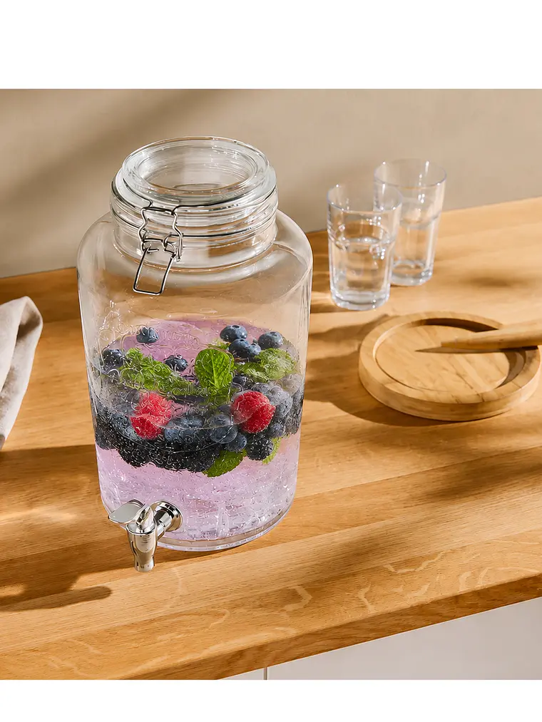 Dispensador de vidrio para agua y otros líquidos-MODELOS 5