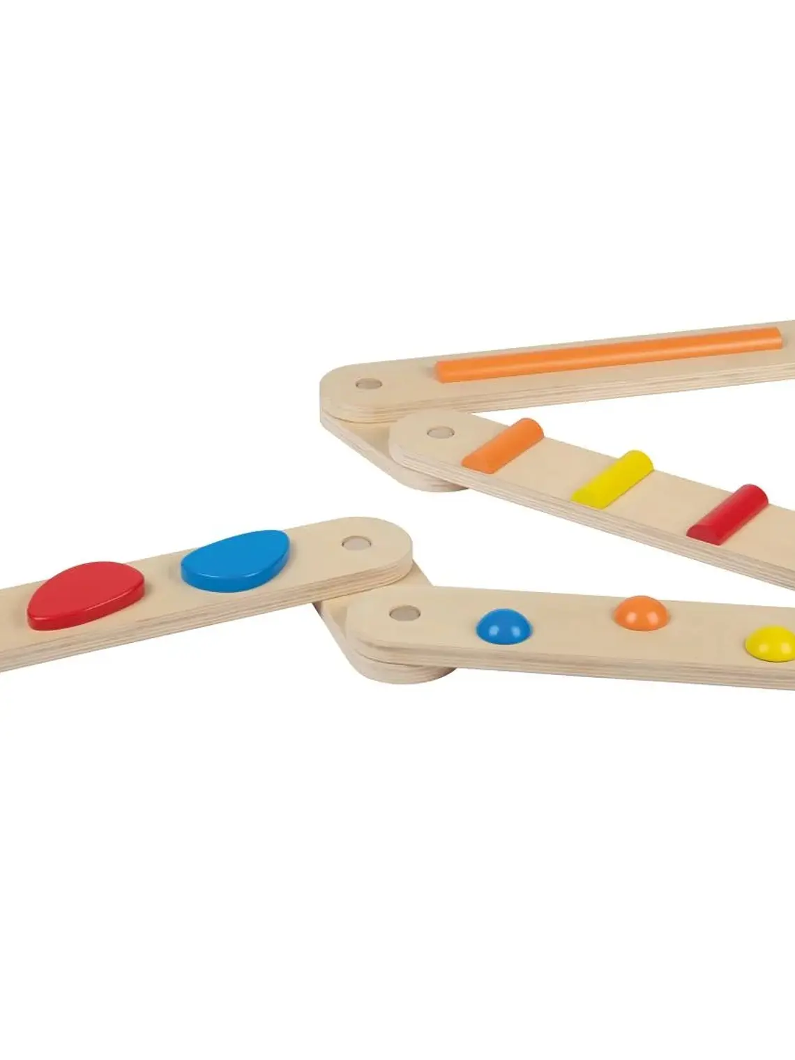 Juego de barras de balance de madera Montessori 2