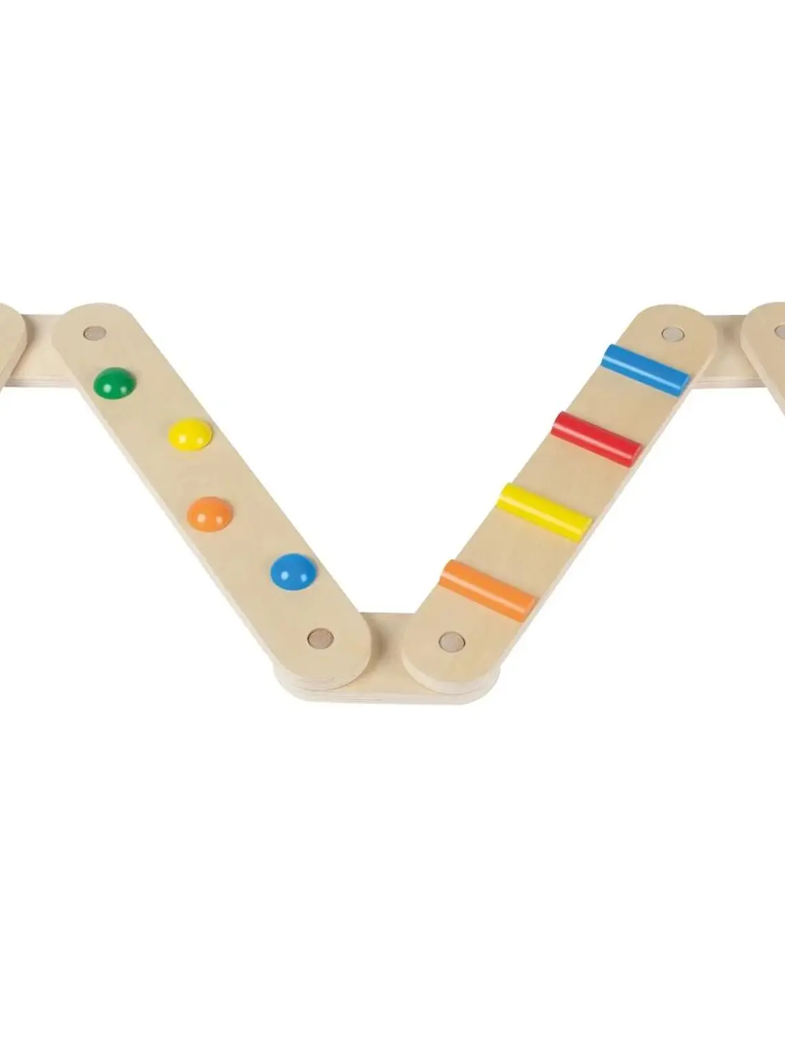 Juego de barras de balance de madera Montessori 4