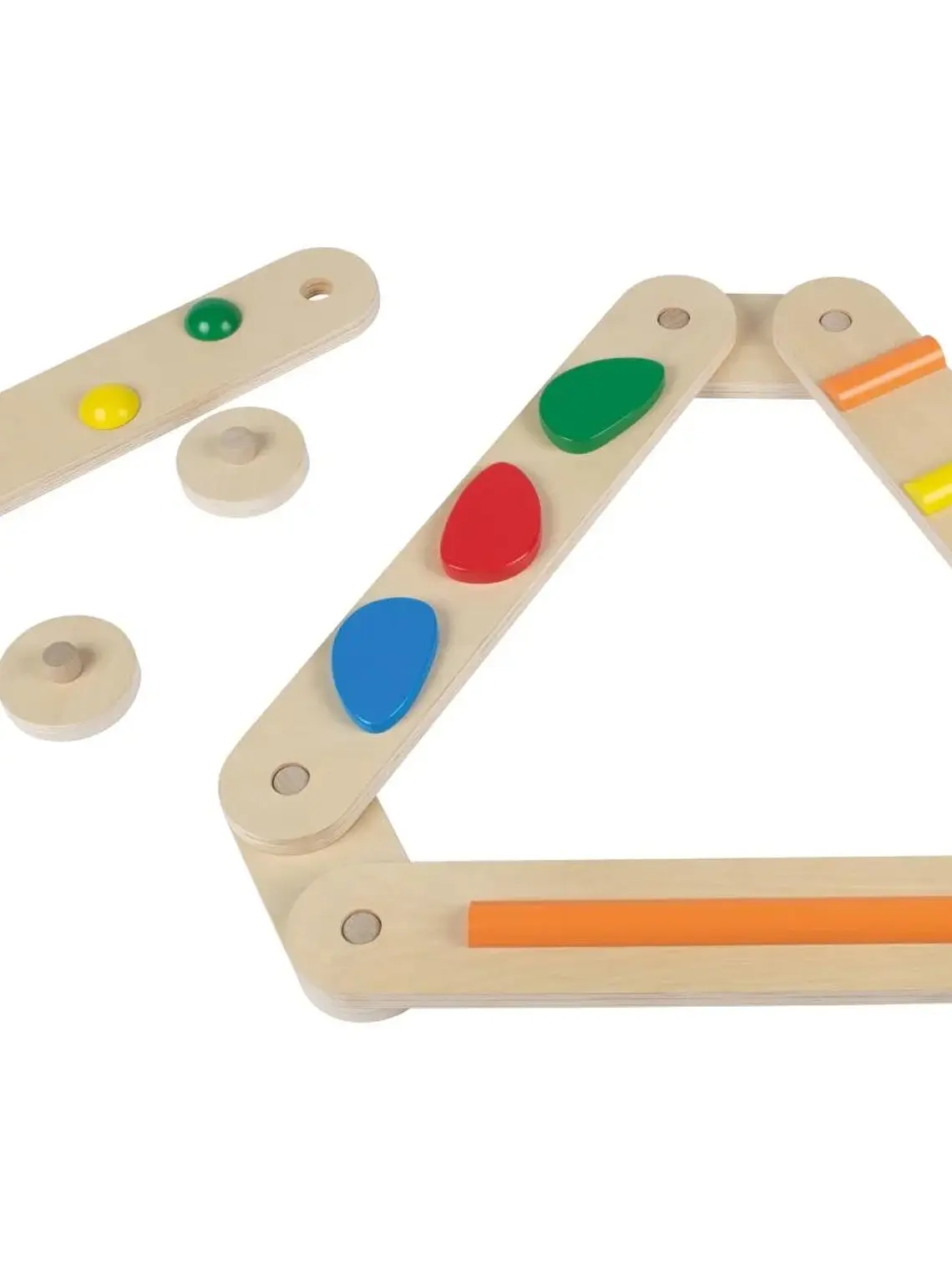 Juego de barras de balance de madera Montessori 6