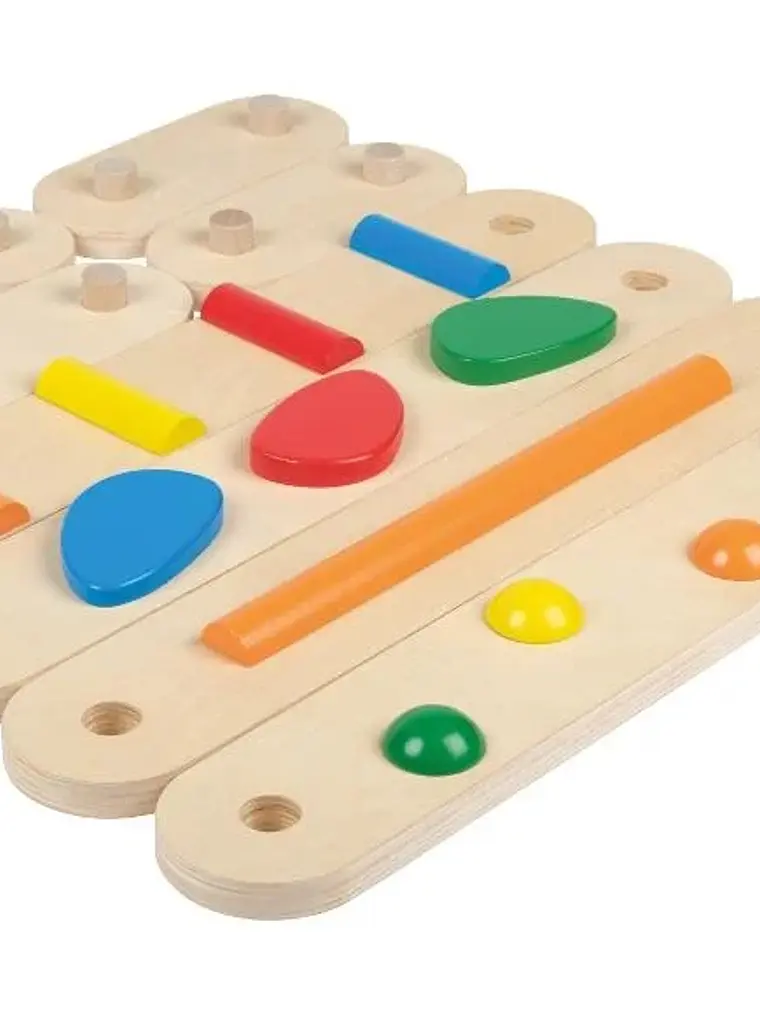 Juego de barras de balance de madera Montessori 8