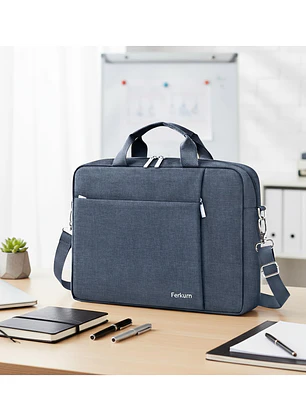 Bolso para laptop de14 pulgadas color GRIS OSCURO